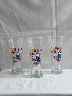 Budweiser Bud Light Multicolor Party Pilsner Glasses (Set of 3)